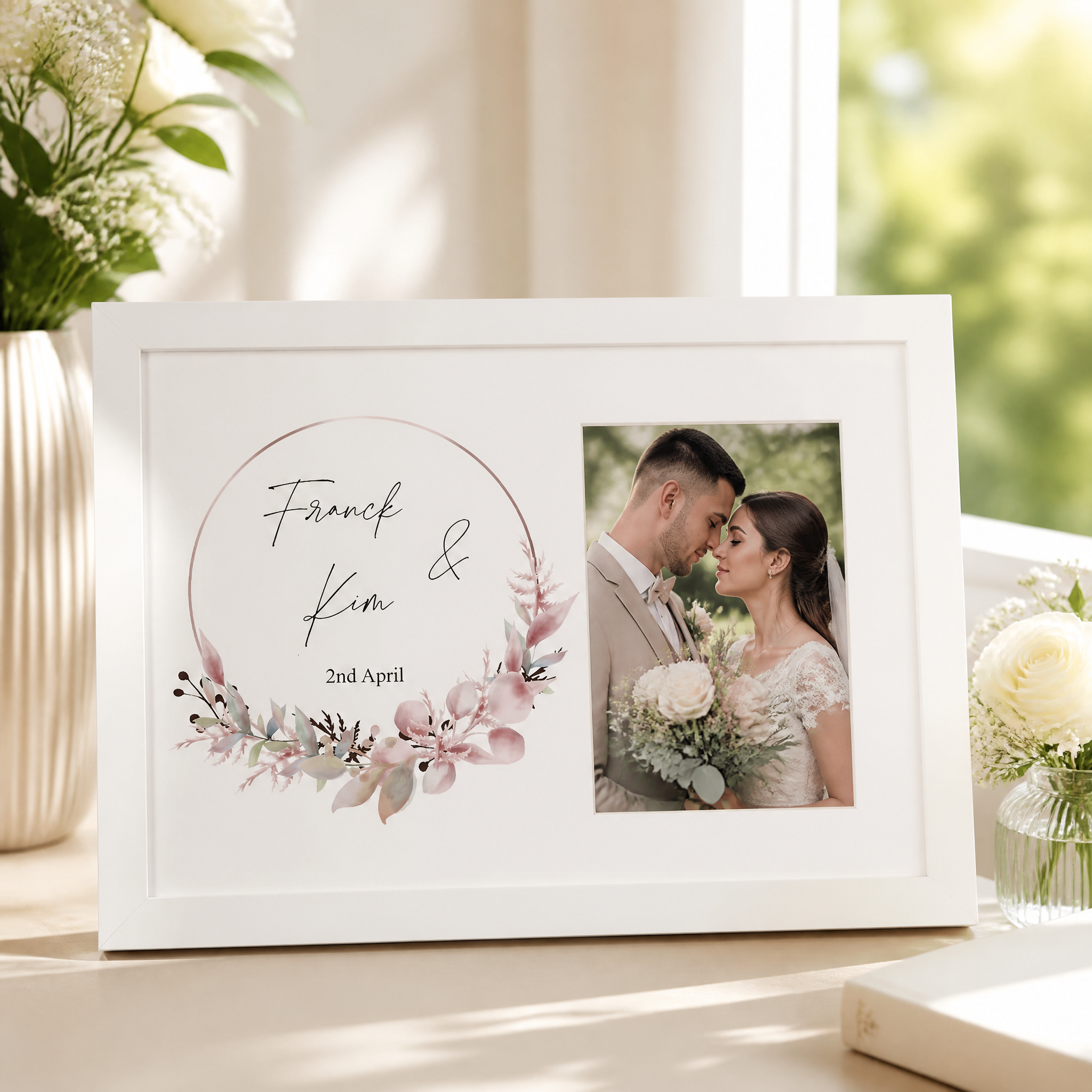 Personalised Wedding Day - Engagement Photo Frame Gift Special Day Keepsake wedding photo frame ukgiftstoreonline