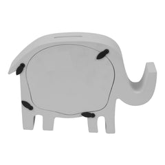 Personalised Wooden Elephant Money Box for Children - Custom Engraved name Gift