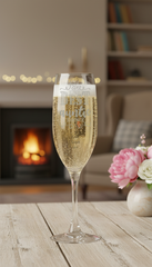 Gift For Auntie Personalised Engraved Champagne Prosecco Glass Flute