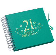 Wholesale Trade Pack of 10 - 21st Birthday Scrapbooks With Star Design