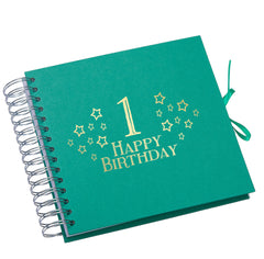 Wholesale Trade Pack of 10 - 1st Birthday Scrapbooks With Star Design