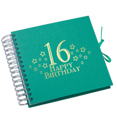 Wholesale Trade Pack of 10 - 16th Birthday Scrapbooks With Star Design