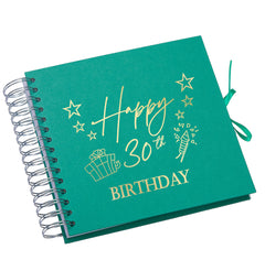 Wholesale Trade Pack of 10 - 30th Birthday Scrapbooks With Present Design