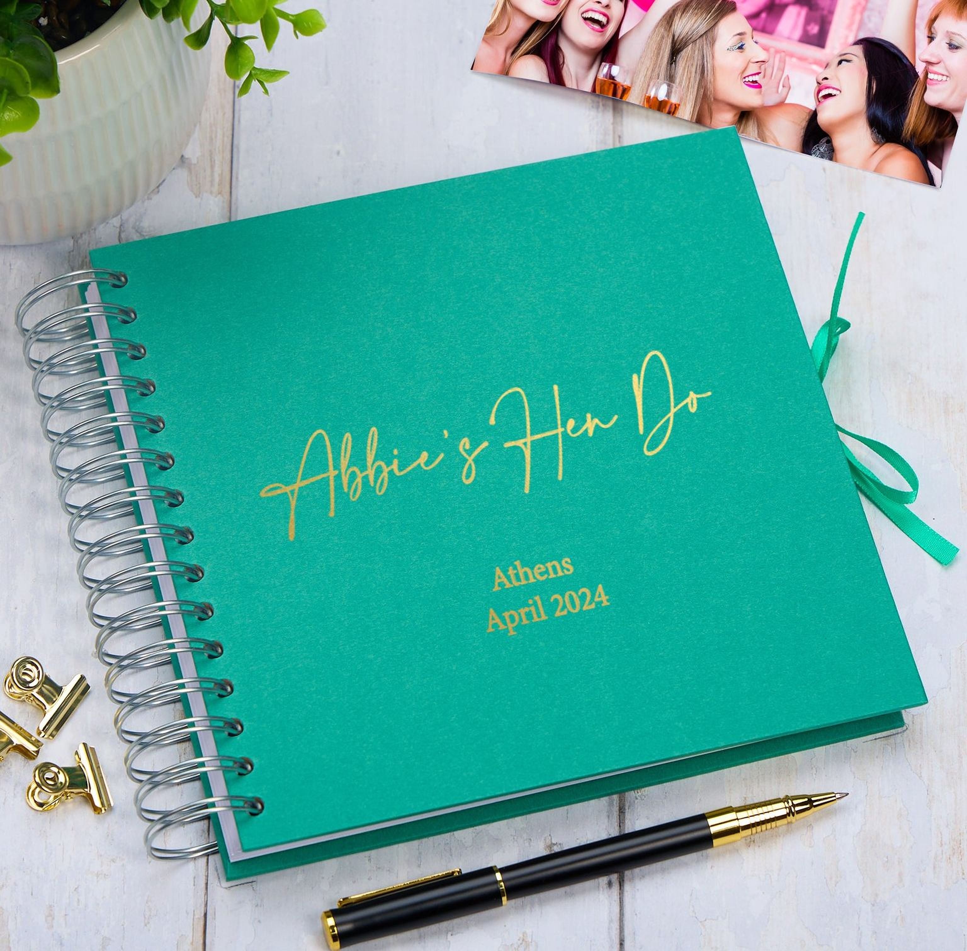 Personalised Hen Night Do Multiple Colour Guest Book Scrapbook or Photo Album Scrapbook ukgiftstoreonline