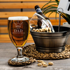 Personalised Dad Birthday Craft Beer Cider Ale Glass Gift for Fathers Day 1 Pint Personalised Birthday Gift ukgiftstoreonline