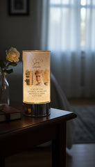 Personalised Son Memorial Remembrance LED Lamp Light With Photo Personalised Lights ukgiftstoreonline