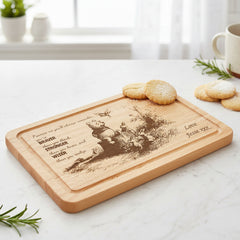 Always remember you are braver stronger and wiser engraved wooden chopping Board gift