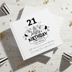 Personalised Any Age Happy Birthday Photo album Gift 18th, 21st, 30th, 40th, 50th, 60th Birthday Photo Album ukgiftstoreonline