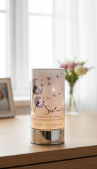 Personalised Sister Memorial Led Lamp With Dandelions Personalised Lights ukgiftstoreonline