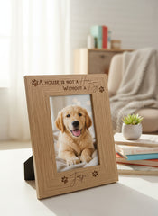 Personalised Dog Photo Frame A House Is Not A Home Without A Dog Dog or Cat Photo Album ukgiftstoreonline