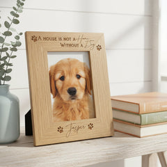 Personalised Dog Photo Frame A House Is Not A Home Without A Dog Dog or Cat Photo Album ukgiftstoreonline 4 x 6 Inch