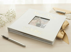 Large Wedding Photo Album For 50 6x8 Photos With Gold Lettering ukgiftstoreonline