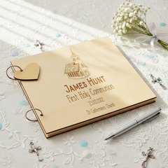 Personalised First Holy Communion Guest Book, Scrapbook or Photo Album ukgiftstoreonline