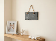 Personalised Engraved Christening Slate Stone Plaque Keepsake Gift Personalised Slates ukgiftstoreonline