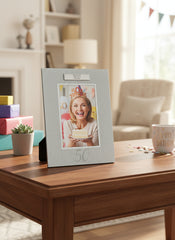 Personalised 50th Birthday Photo Frame Silver Glitter Gift Birthday Photo Frame ukgiftstoreonline