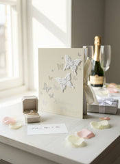 Butterfly Wedding Planner Organiser gift for Engagement Couple Personalised Wedding Gift ukgiftstoreonline