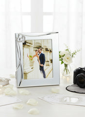 Silver Plated Wedding Frame | Crystal Embellished 8x10 Photo Frame photo frame ukgiftstoreonline