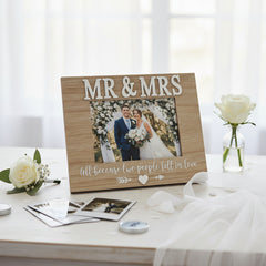 Vintage Style Shabby Chic Mr & Mrs Wedding Photo Frame 7"x5" ukgiftstoreonline