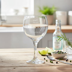 Personalised Nanny Engraved Gin and Tonic Glass with Sentiment Gift Boxed Personalised Gin Glasses ukgiftstoreonline