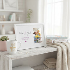 Personalised Mum Everything I Am Photo Frame Gift For Mothers Day birthday or Christmas Mum Photo Frame ukgiftstoreonline