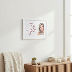 Personalised Mum In Loving Memory Photo Frame With Butterflies Mum Photo Frame ukgiftstoreonline