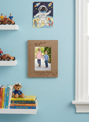 Personalised Nephew Love Heart Engraved Portrait Photo Frame Gift personalised photo frames ukgiftstoreonline