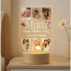 Personalised Gifts for Mum Mothers Day Photo Frames from Daughter Son, Custom Photo Gift for Mum Mother's Day Picture Light-Up Birthday Gift Ideas ukgiftstoreonline