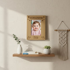 Personalised Granddaughter Engraved Wooden Portrait Photo Frame Gift Granddaughter Photo Frame ukgiftstoreonline