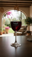Gift For Friend Personalised Engraved Wine Glass Personalised Wine Glasses ukgiftstoreonline