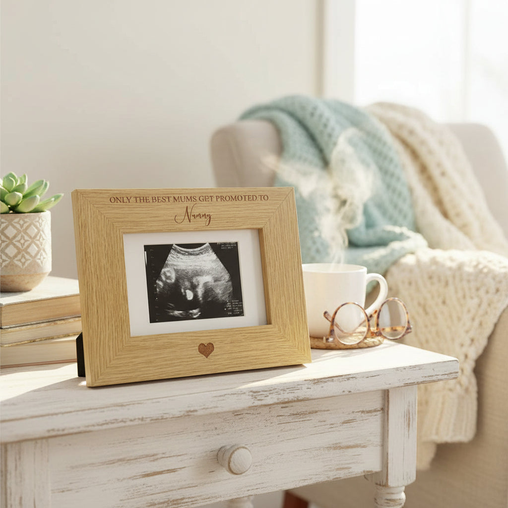 The best Mums get promoted to Nanny Baby Scan Frame Photo Frame ukgiftstoreonline