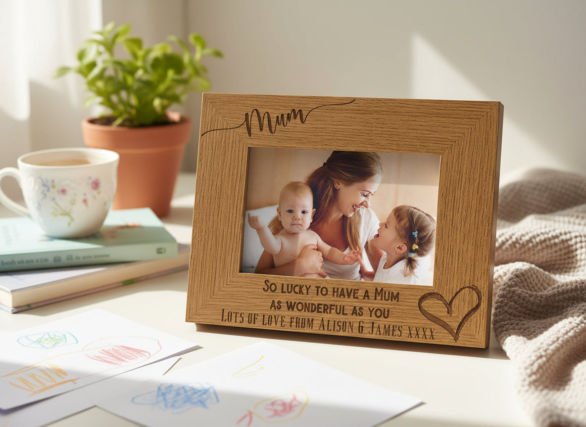 Personalised Mum As Wonderful As You Engraved Photo Frame gift Mum Photo Frame ukgiftstoreonline
