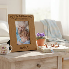 Best Mums Get Promoted To Nana Engraved Photo Frame Gift Nana Photo Frame ukgiftstoreonline