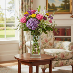Personalised 70th Birthday Flower Vase Gift Present With Floral Numbers Personalised Flower Vase ukgiftstoreonline