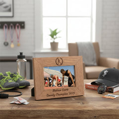 Athletics Runner Marathon Gift Personalised Engraved Wooden Photo Frame Photo Frame ukgiftstoreonline