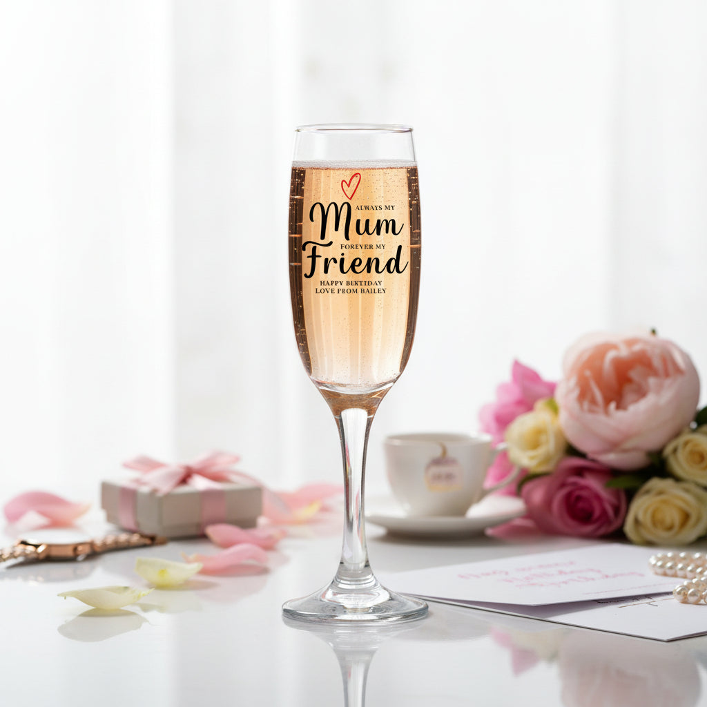 Personalised Mum Champagne Prosecco Glass Gift For Any Occasion Personalised Gin Glass ukgiftstoreonline
