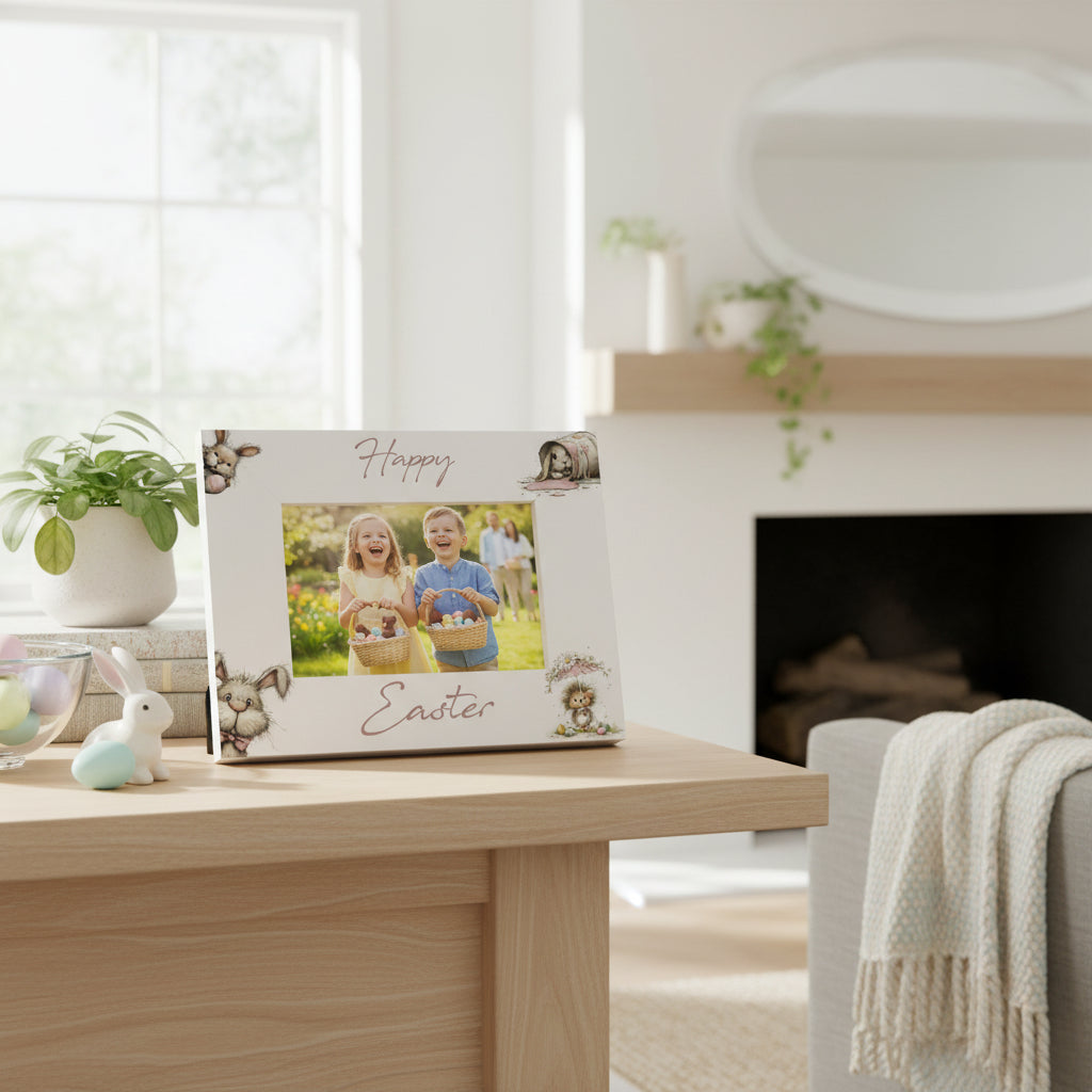 Happy Easter Picture Photo Frame Keepsake Memory Gift Photo Frame ukgiftstoreonline