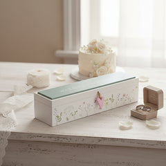 Wildflower Wooden Wedding Certificate Holder With Delicate Design