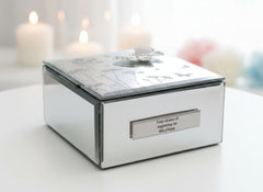 Personalised Beautiful Mirror Glass Butterfly Jewellery Box Gift For Her Personalised Jewellery Box ukgiftstoreonline