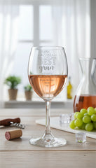 Gift For Gran Personalised Engraved Wine Glass For Birthdays Christmas or Mothers Day Personalised Wine Glasses ukgiftstoreonline