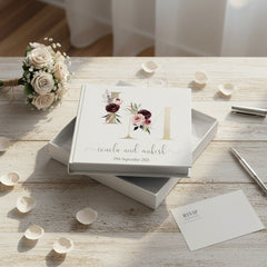 Personalised Initials Wedding Photo Album Gift for Couple 6x4" Gift Boxed wedding photo album ukgiftstoreonline