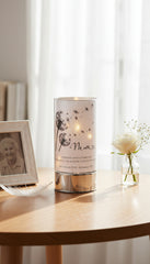 Personalised Mum In Loving Memory Led Lamp With Dandelions Sympathy Gift Personalised Lights ukgiftstoreonline