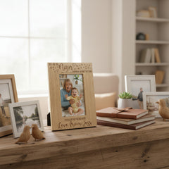 Personalised You Are The Nan Photo Frame Portrait Engraved Oak Wood Finish Nan Photo Frame ukgiftstoreonline