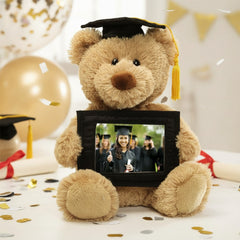 Graduation Bear Gift Plush With Photo Memory Keepsake Personalised Teddy boofle online