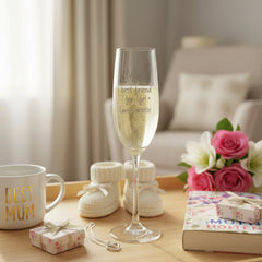 Personalised Mum Best Friend Engraved Champagne Flute Prosecco Glass Gift Personalised Champagne Glasses ukgiftstoreonline