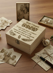 Grandad In Loving Memory Engraved Wooden Keepsake Box Gift Keepsake Memory Box ukgiftstoreonline