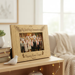 Girls First Holy Communion Personalised Engraved Photo Frame Gift Photo Frame ukgiftstoreonline