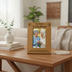 Best Friend In Loving Memory Remembrance Portrait Wooden Photo Frame Gift Loving Memory Remembrance ukgiftstoreonline