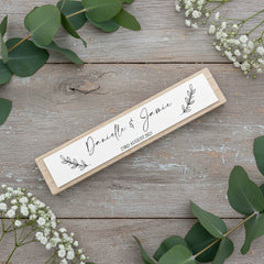 Personalised Vintage Style Wooden Wedding Certificate Holder Gift Keepsake Wedding Certificate Holder ukgiftstoreonline