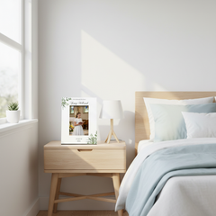 Personalised Confirmation Day Elegant Photo Frame Gift With Leaves