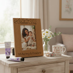 Personalised First Mother’s Day Photo Frame – Mum Photo Frame – Gift from Daughter or Son Photo Frame ukgiftstoreonline